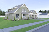 Craftsman House Plan - 54293 - Left Exterior