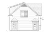 Traditional House Plan - 54587 - Left Exterior