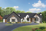 Tuscan House Plan - Carmith Circle 54632 - Front Exterior