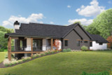 Tuscan House Plan - Carmith Circle 54632 - Rear Exterior