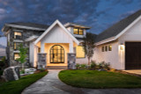 Modern House Plan - Garden Gate 54742 - Entrance