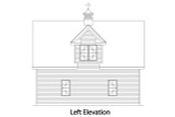 Craftsman House Plan - 54820 - Left Exterior