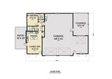 Farmhouse House Plan - 54838 - 1st Floor Plan