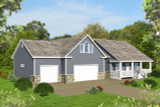 Traditional House Plan - 54848 - Front Exterior