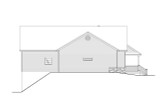 Traditional House Plan - 54848 - Left Exterior