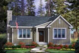 Cottage House Plan - 54902 - Front Exterior