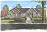 Traditional House Plan - Belleview 54925 - Front Exterior