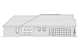 Traditional House Plan - Belleview 54925 - Left Exterior