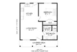 Cottage House Plan - 54927 - 1st Floor Plan