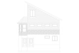 Modern House Plan - Botosan 54936 - Rear Exterior