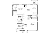 Craftsman House Plan - Logan 54962 - 1st Floor Plan