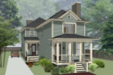 Bungalow House Plan - 55049 - Front Exterior