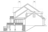 Colonial House Plan - Princeton 55064 - Left Exterior