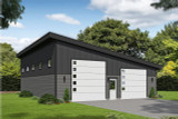Modern House Plan - 55115 - Front Exterior