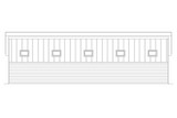 Modern House Plan - 55115 - Left Exterior