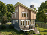 Modern House Plan - 55152 - Rear Exterior