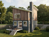 Modern House Plan - 55152 - 