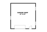 Traditional House Plan - 55163 - 1st Floor Plan