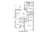 European House Plan - 55165 - 1st Floor Plan