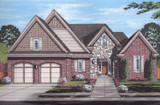 European House Plan - The Lanoire 55185 - Front Exterior