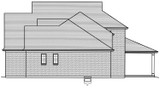 European House Plan - The Lanoire 55185 - Right Exterior