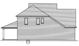 European House Plan - The Lanoire 55185 - Left Exterior