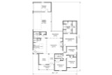 European House Plan - Evergreen 55193 - 1st Floor Plan