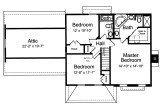 Secondary Image - Traditional House Plan - Bedford 55332 - 2nd Floor Plan