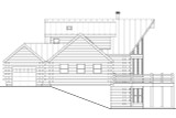 A-Frame House Plan - Kodiak 55365 - Left Exterior