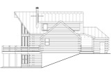 A-Frame House Plan - Kodiak 55365 - Right Exterior