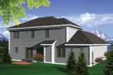 Traditional House Plan - 55462 - Rear Exterior