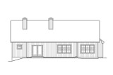 Secondary Image - Farmhouse House Plan - 55479 - Rear Exterior