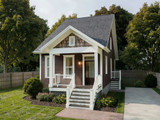 Cottage House Plan - 55562 - Front Exterior