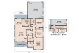 Cottage House Plan - Callaway 55587 - 1st Floor Plan