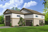 Craftsman House Plan - 55664 - Front Exterior