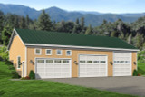 Traditional House Plan - 55751 - Front Exterior