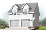 Cape Cod House Plan - Skylark Lane 55794 - Front Exterior