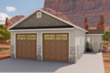 Traditional House Plan - Whitlock 55853 - Front Exterior