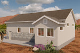 Secondary Image - Traditional House Plan - Whitlock 55853 - Rear Exterior
