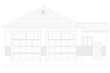 Traditional House Plan - Whitlock 55853 - Front Exterior