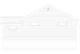 Traditional House Plan - Whitlock 55853 - Rear Exterior