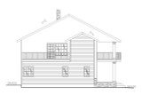 European House Plan - 56162 - Left Exterior