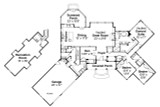 Country House Plan - Napa 56214 - 1st Floor Plan