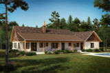Secondary Image - Farmhouse House Plan - Dove Creek 56345 - Rear Exterior