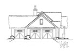 Farmhouse House Plan - Dove Creek 56345 - Left Exterior