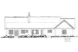Farmhouse House Plan - Dove Creek 56345 - Rear Exterior