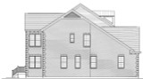 Colonial House Plan - Carianne 56384 - Right Exterior