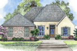 European House Plan - Galvez 56563 - Front Exterior