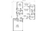 European House Plan - Galvez 56563 - 1st Floor Plan