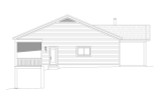 Ranch House Plan - Richland Valley 56572 - Left Exterior